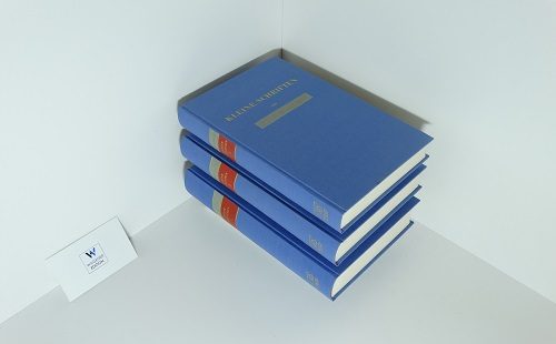 BÜCHELER, FRANZ - Kleine Schriften. Herausgegeben von E. Hense und E. Lommatzsch