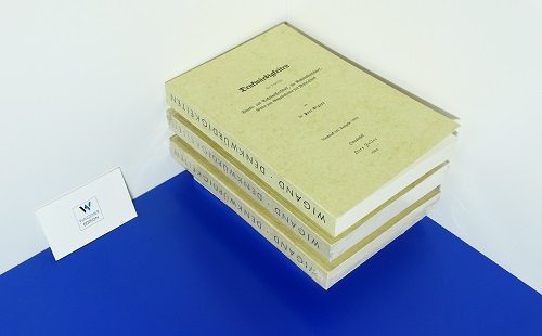 WIGAND, Paul - Denkwürdigkeiten für deutsche Staats- und Rechtswissenschaft, für Rechtsalterthümer, Sitten und Gewohnheiten des Mittelalters